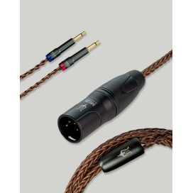 250cm Meze copper cable with termination of choice, 2x3,5mm – Level Audio (4)