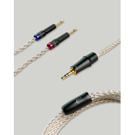 Câble Meze en argent 130 cm, 2× 3,5 mm – Level Audio (4)