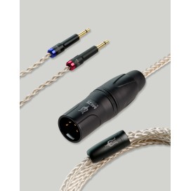 250cm Meze silver cable with termination of choice, 2x3,5mm – Level Audio (4)