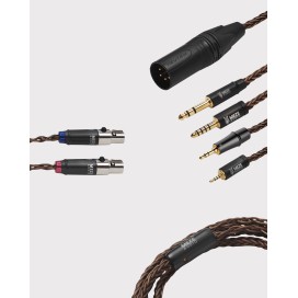 120cm Meze copper cable with termination of choice, mini-XLR