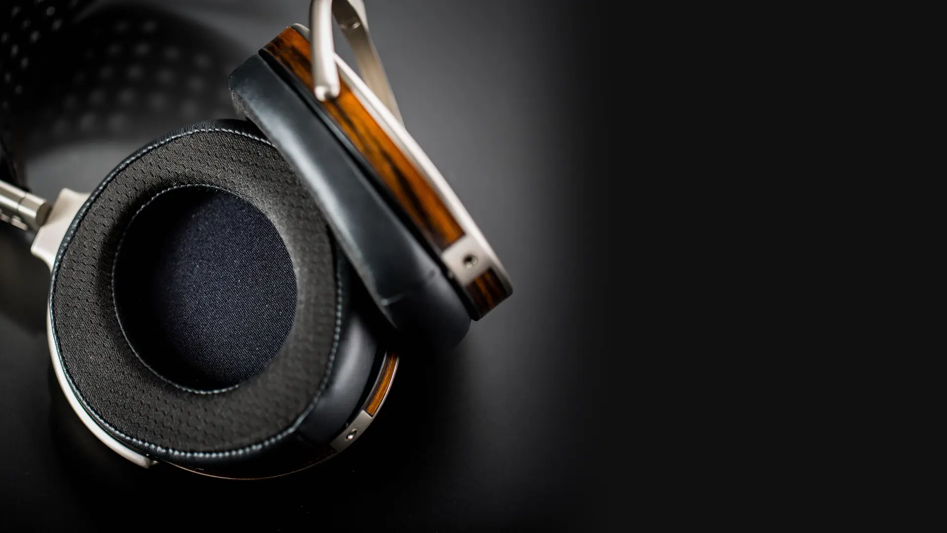 Hifiman Susvara, ear pad and wooden yoke