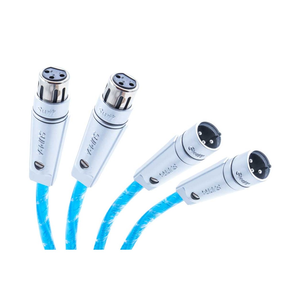 Supra Sword-IXLR Rhodium Interconnect XLR Ansicht